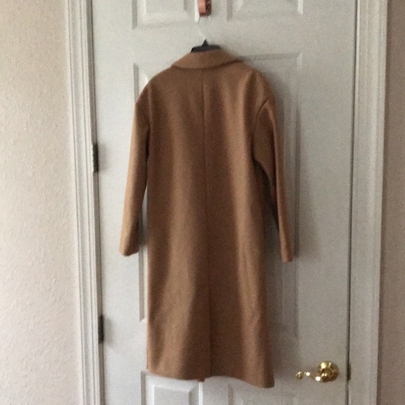NOT FOR SALE TOP SHOP Beautiful, camel color long Coat.Size 4 - Picture 5 of 5